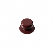 Knop Colette - 50mm - Glossy Maroon Red