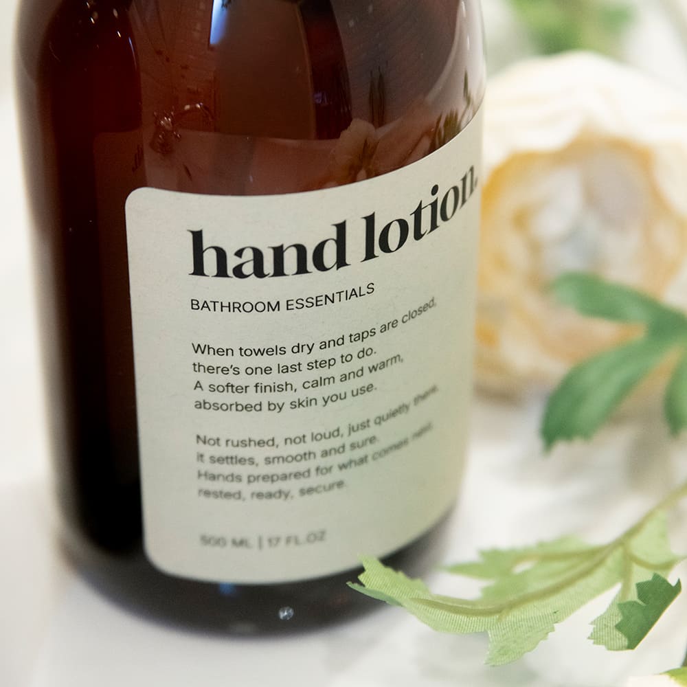 Zelfklevend Etiket Premium - Body Wash - Beige