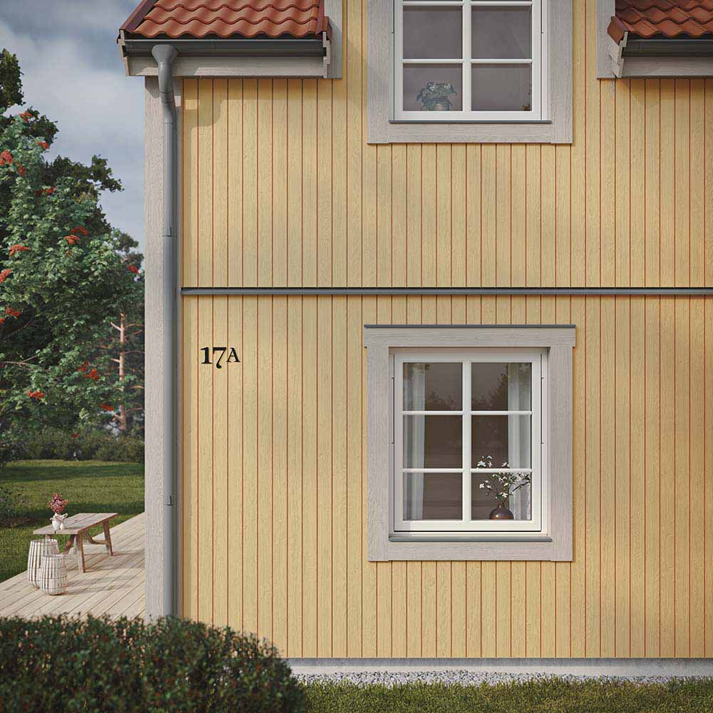 Huisnummer Century - Zwart