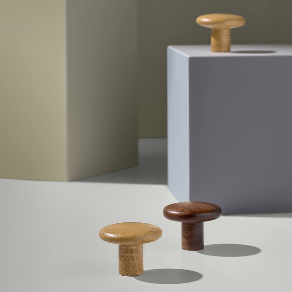 Knop Brutus - Walnoot