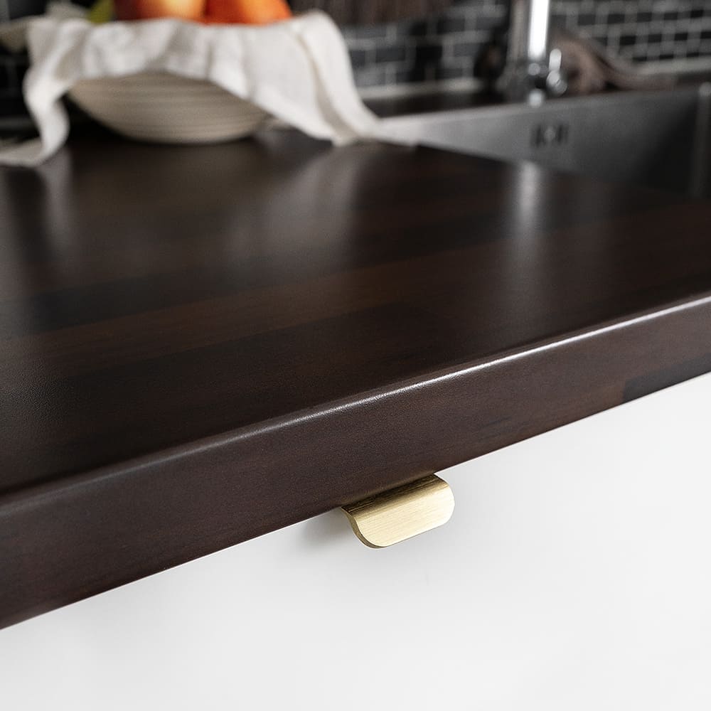 Greeplijsten Roundy - Geborsteld Messing