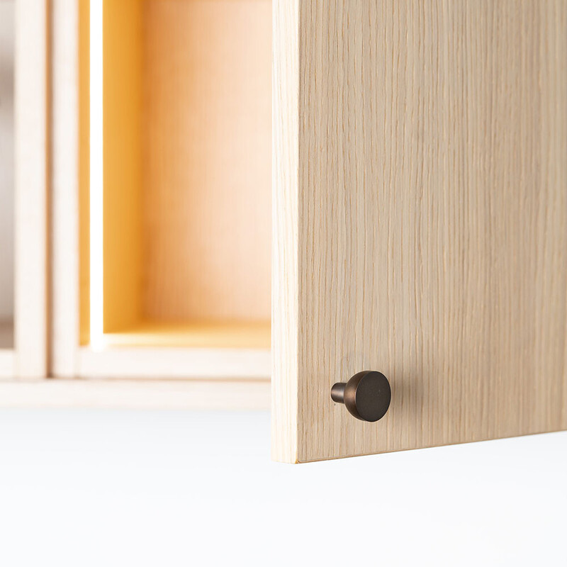 Knop Copenhagen - 25mm - Gebronsd Messing