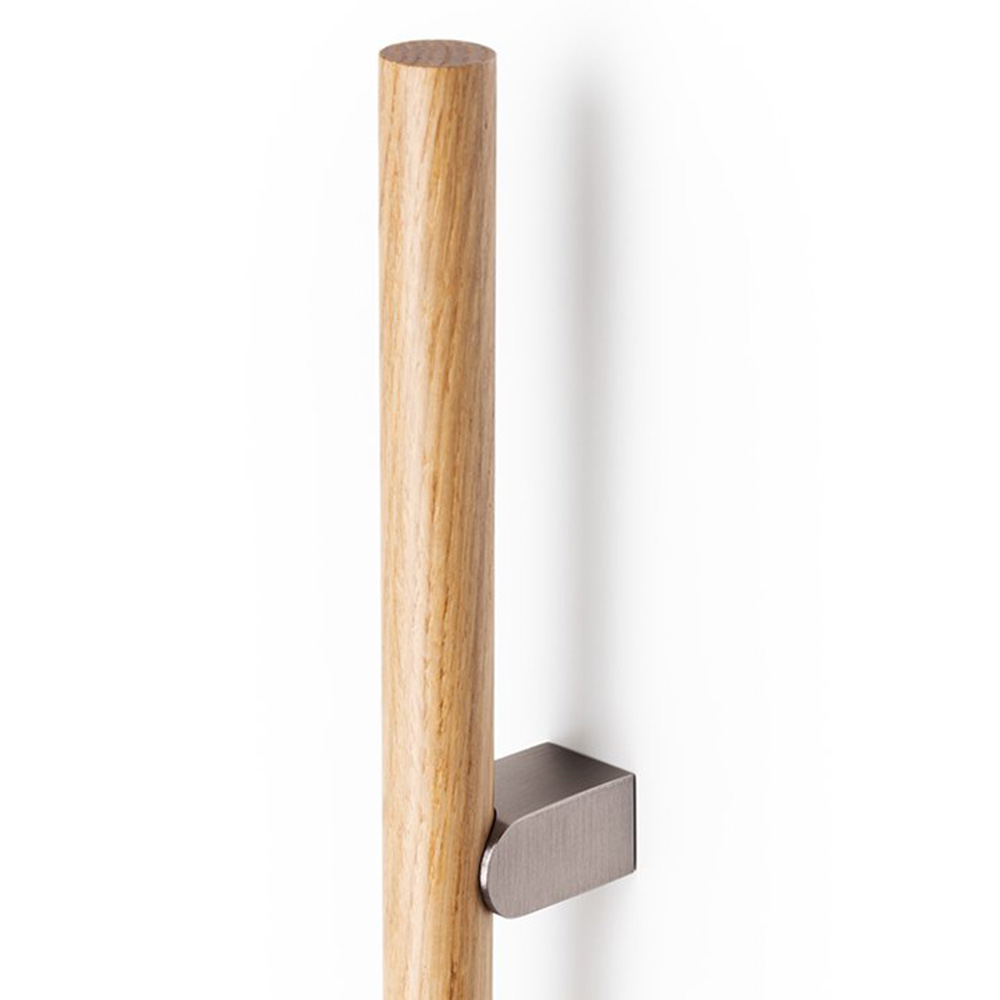 Handgreep Kumo Wood - Eiken/RVS Look