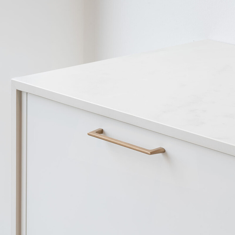 Handgreep Liv - 160mm - Geborsteld Licht Goud