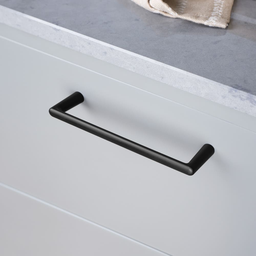 Handgreep Bob - 160mm - Mat Zwart