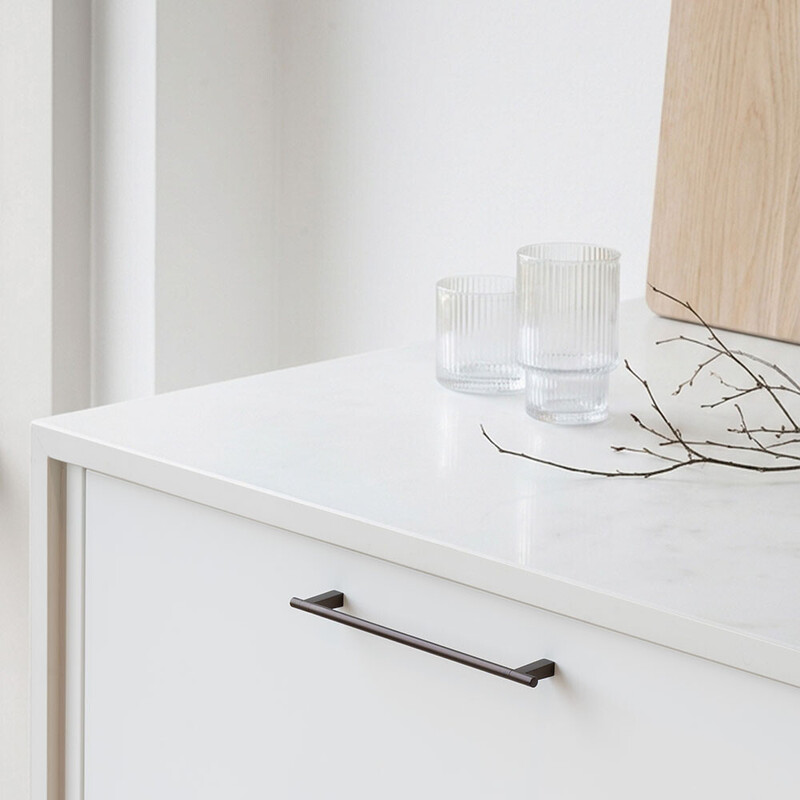 Handgreep Petit - Gebronsd Messing