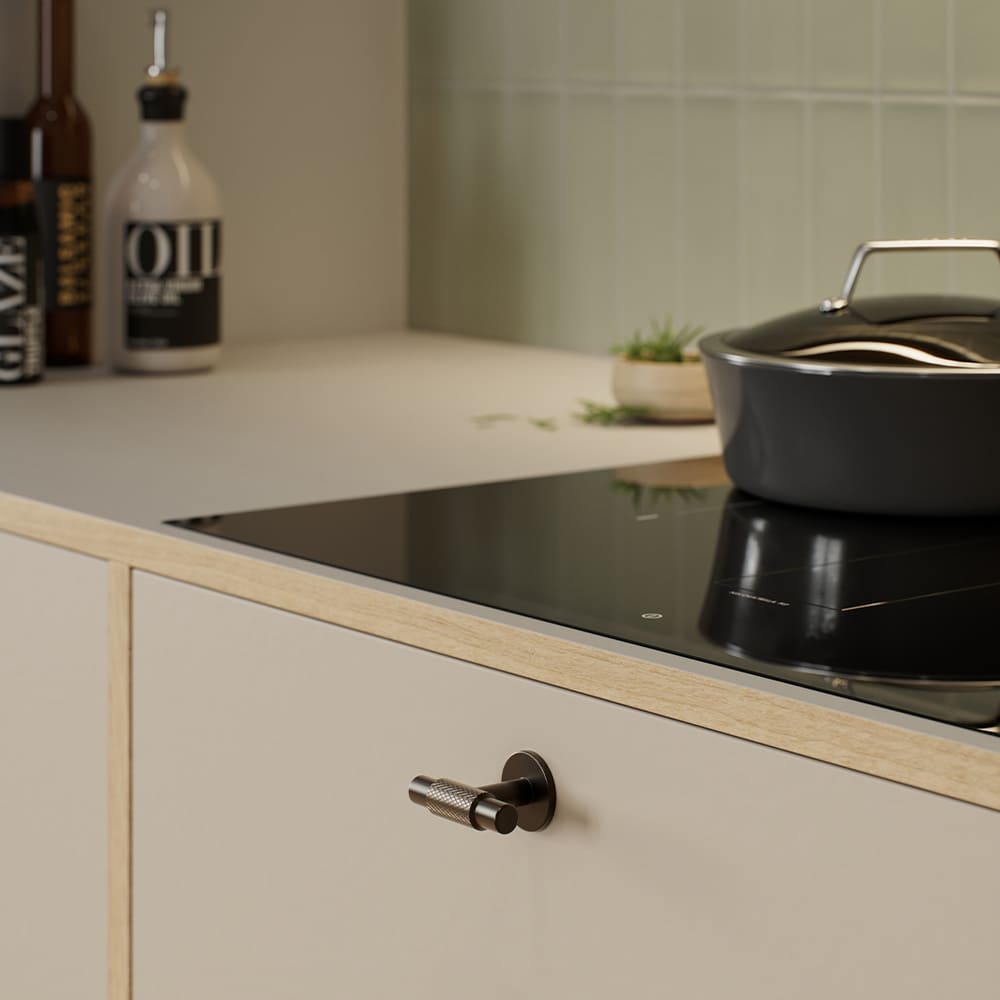 Knop T Manor - Mat Brons