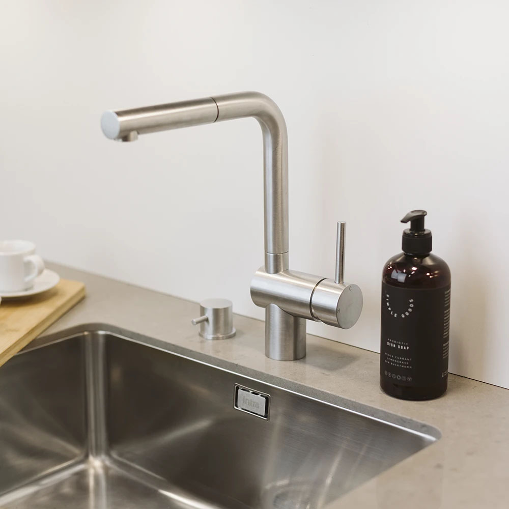 iCrolla Afsluitkraan voor vaatwasser - RVS Afwerking