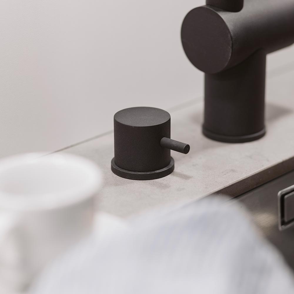 Afsluitkraan voor vaatwasser - Silgranit Zwart