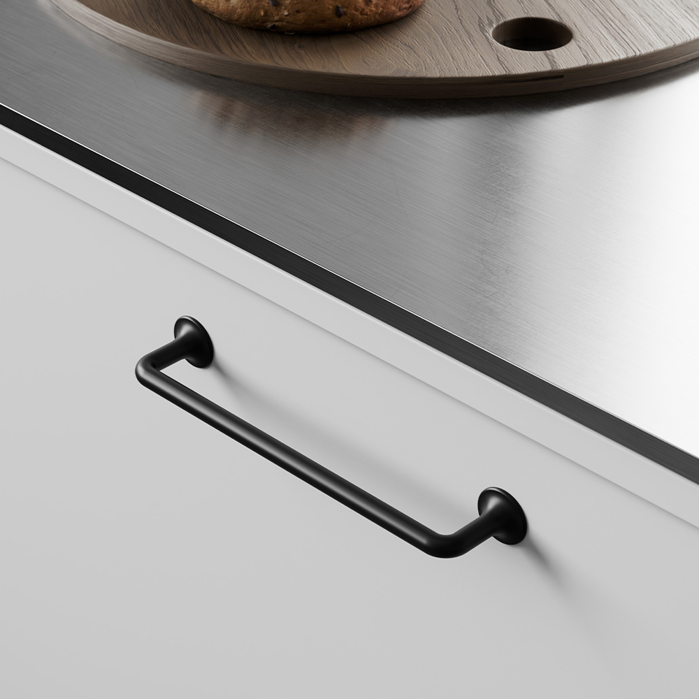 Handgreep Tango - 160mm - Mat Zwart