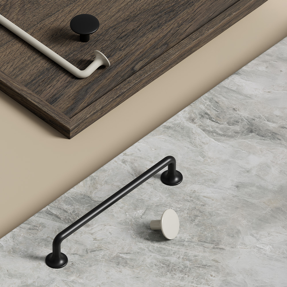 Handgreep Tango - 160mm - Mat Zwart