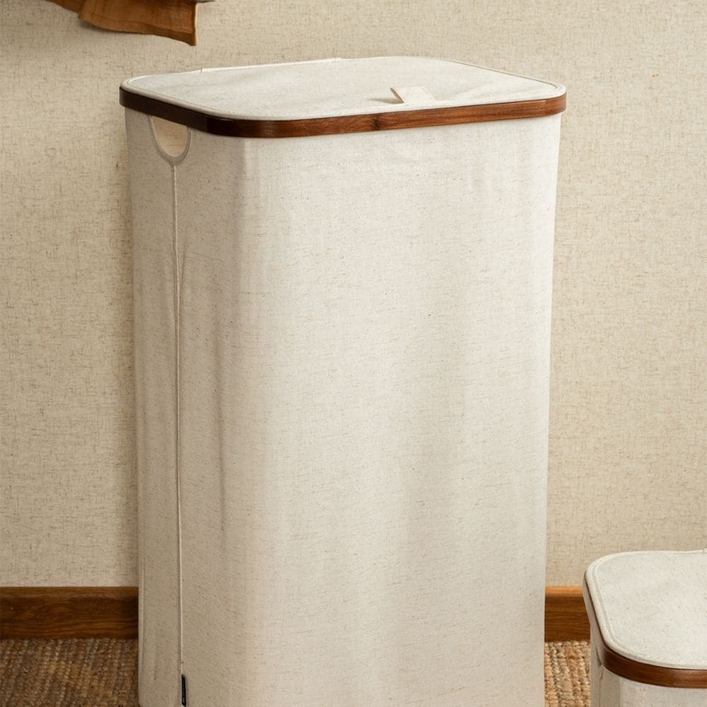 Wasmand met deksel - Zand