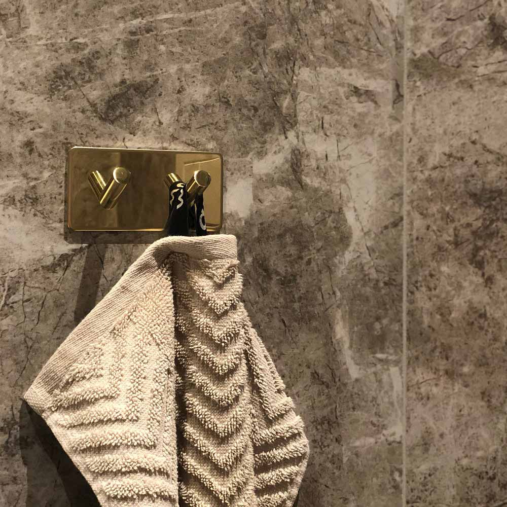 Badkamerset Base 200 - Goud Gepolijst