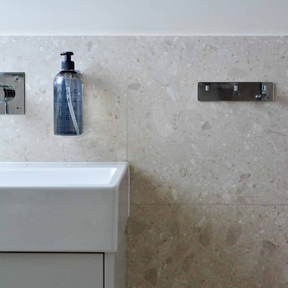 Handdoekhaak Base 220 3-Haak - Chroom