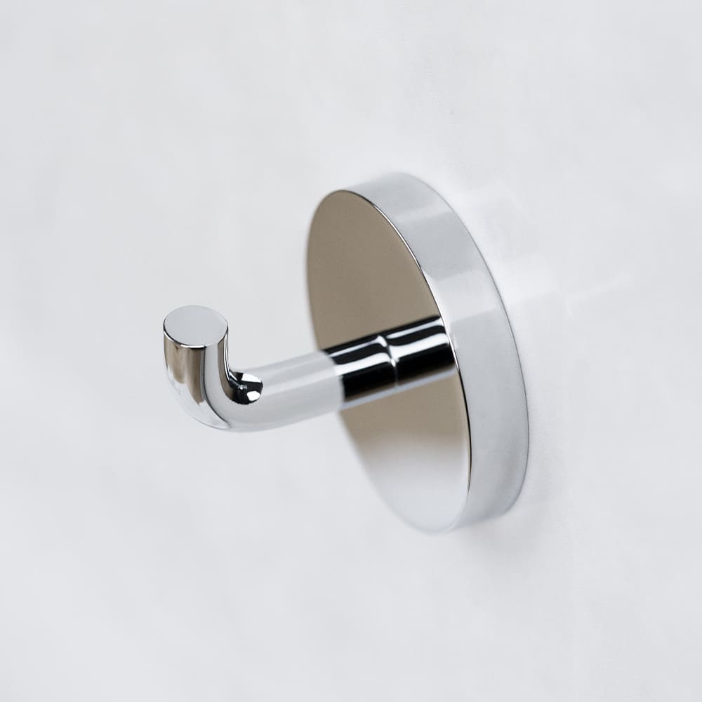 Enkele Haak Calm - Gepolijst Chroom