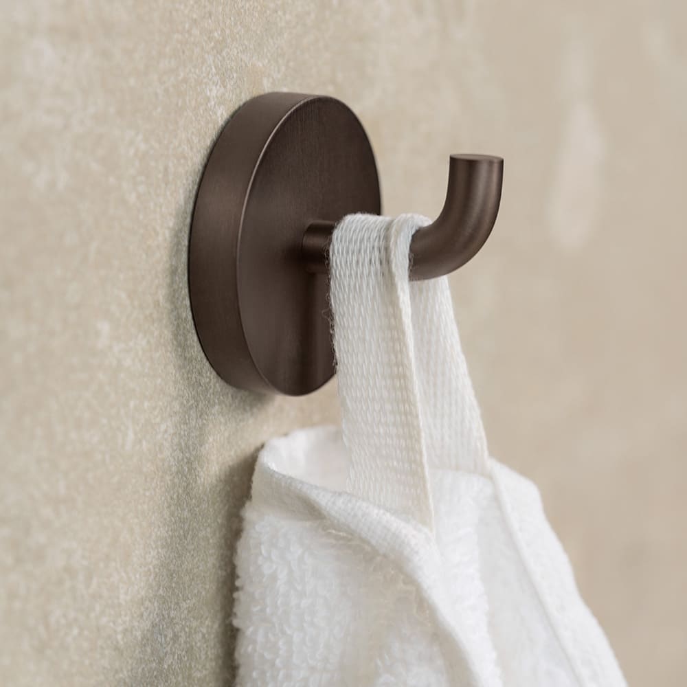 Enkele Haak Calm - Gebronsd Messing