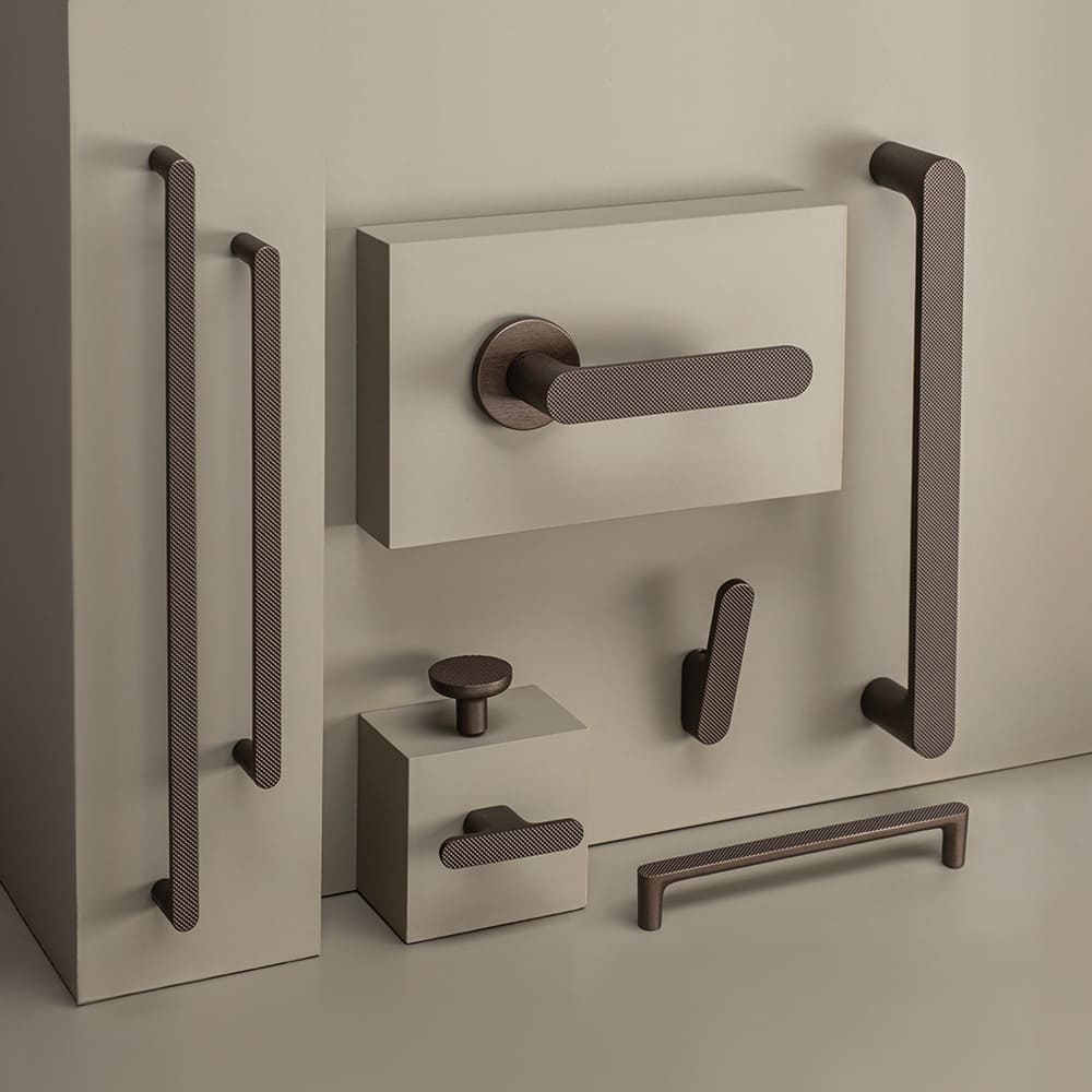 Deurklink Vibe Grip - Donker Brons